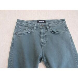 Revtown Sharp Denim Jeans Mens 30x30 Dark Green Slim Straight Decade Denim Pants